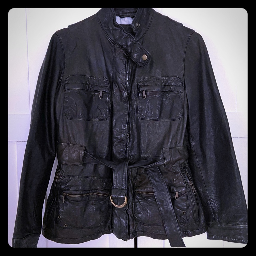 100% Authentic Gap Leather Jacket